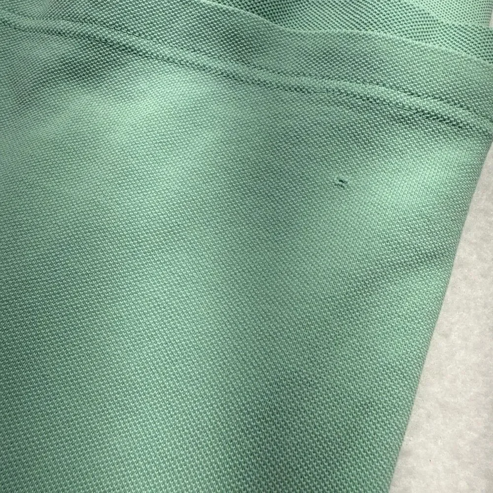 J.Crew Repp Men's Medium Mint Green Cotton Polo Shirt Short Sleeve Classic